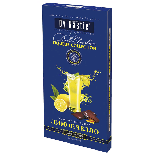 №3 Династия Шоколад "Лимончело", (блок 10шт по 100г)  в Вичуге