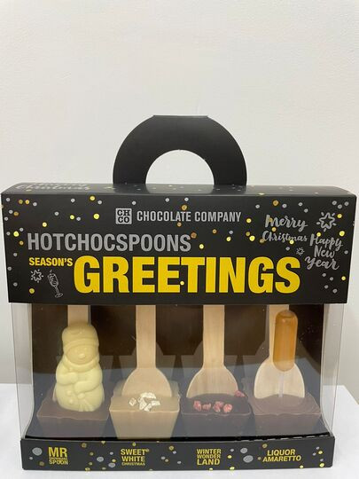 №1 TM LORD Набор шоколадных ложек «SEASON`S GREETINGS» (4 ложки по 50 гр), 200гр в Вичуге